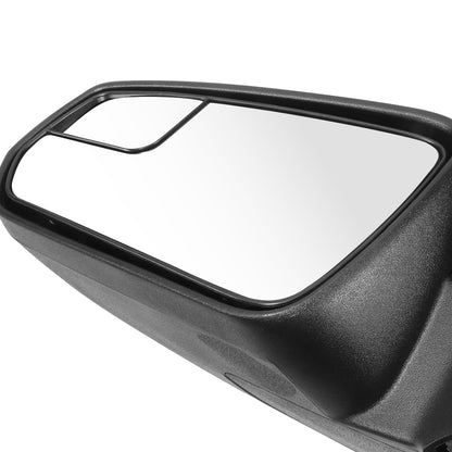 RETROVISOR MIRROR - OE STYLE - FORD MUSTANG 10-12 - WITH POWER WITH BLIND SPOT MIRROR TEXTURED COVER - DRIVER SIDE - PAINT TO MATCH - BLACK