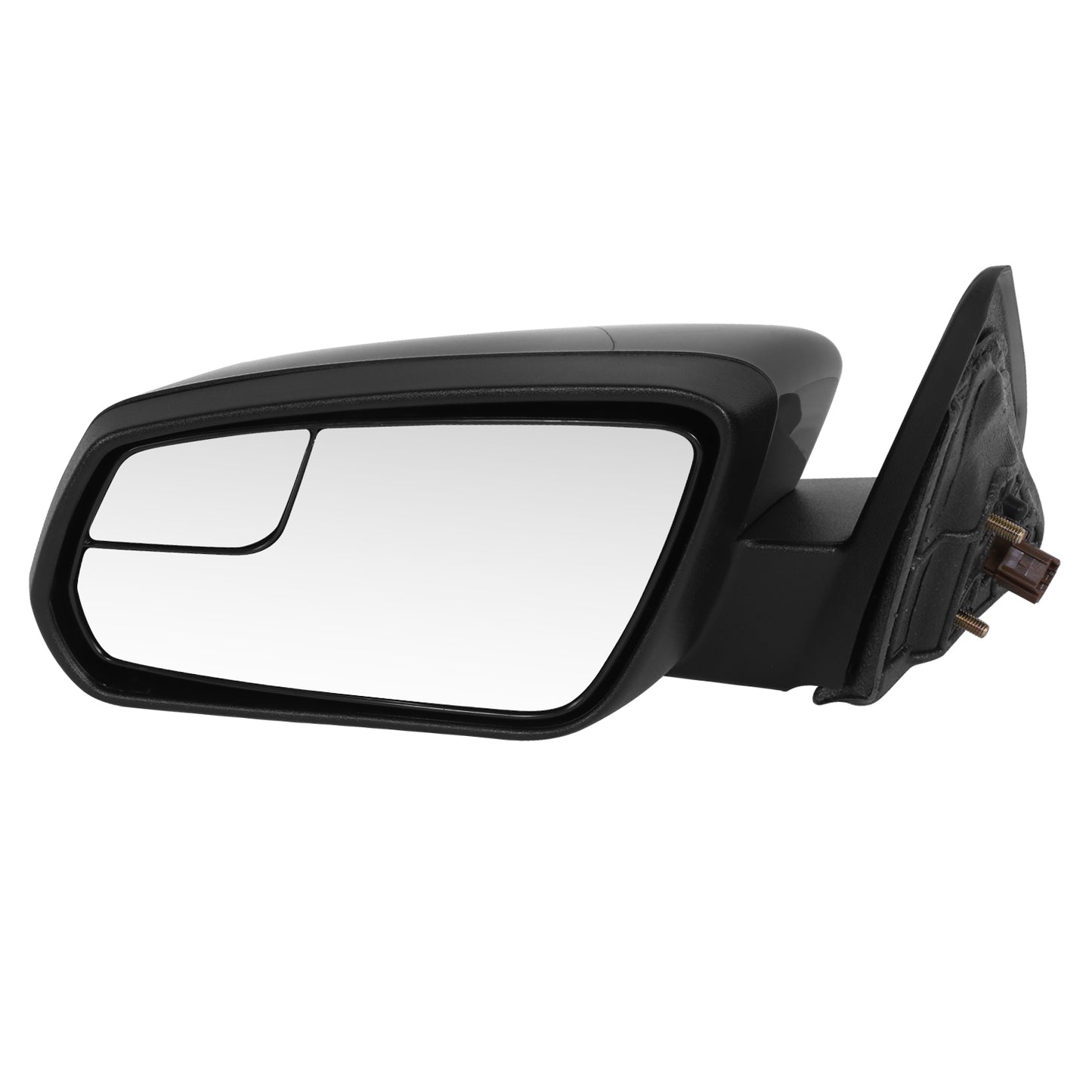 RETROVISOR MIRROR - OE STYLE - FORD MUSTANG 10-12 - WITH POWER WITH BLIND SPOT MIRROR GLOSS COVER - DRIVER SIDE - PAINT TO MATCH - BLACK
