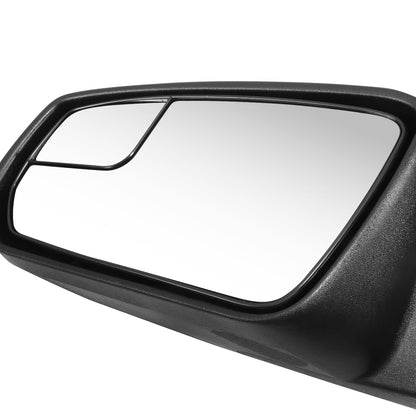 RETROVISOR MIRROR - OE STYLE - FORD MUSTANG 10-12 - WITH POWER WITH BLIND SPOT MIRROR GLOSS COVER - DRIVER SIDE - PAINT TO MATCH - BLACK