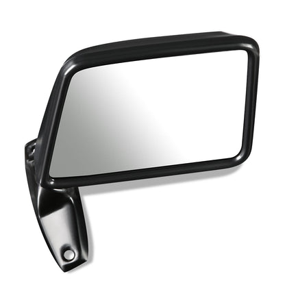 RETROVISOR MIRROR - OEM - 84-90 FORD BRONCO II / 83-92 FORD RANGER - MANUAL - PAINTABLE - BLACK - RIGHT