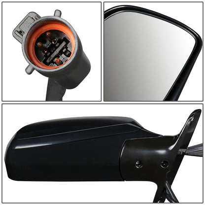 RETROVISOR MIRROR - OEM - 92-96 FORD BRONCO / 92-97 FORD F-150 - POWERED - PAINTABLE - BLACK - RIGHT