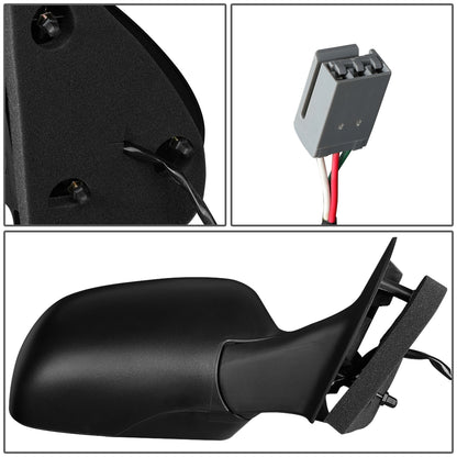 RETROVISOR MIRROR - OEM - 95-98 FORD WINDSTAR - POWERED - TEXTURED - BLACK - RIGHT