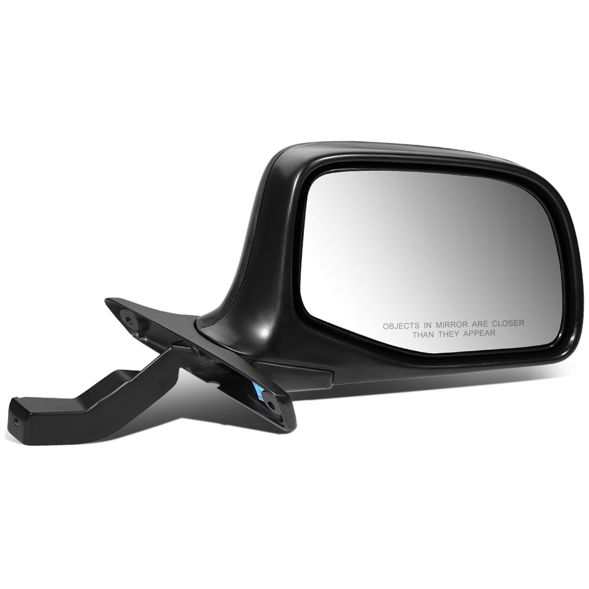 RETROVISOR MIRROR - OEM - 92-96 FORD F-150 - MANUAL - FOLDING - BLACK - RIGHT
