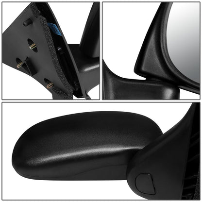 RETROVISOR MIRROR - OEM - 97-03 FORD F-150 / 97-99 FORD F-250 - MANUAL - TEXTURED - BLACK - RIGHT