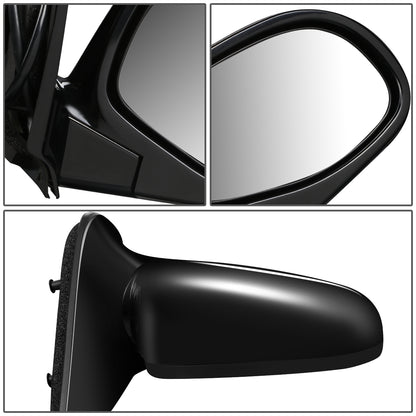 RETROVISOR MIRROR - OEM - 93-97 FORD RANGER, FORD BRONCO II - POWERED - FOLDING - BLACK MATERIAL - RIGHT