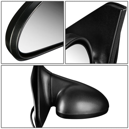 RETROVISOR MIRROR - OEM - 97-02 FORD ESCORT / 97-99 MERCURY TRACER - POWERED - TEXTURED - BLACK - RIGHT