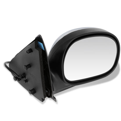 RETROVISOR MIRROR - OEM - 98-03 FORD F-150 / 98-99 FORD F-250 - POWERED - CHROME - RIGHT