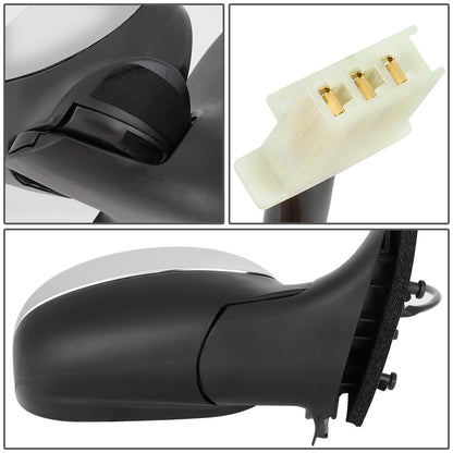 RETROVISOR MIRROR - OEM - 98-03 FORD F-150 / 98-99 FORD F-250 - POWERED - CHROME - RIGHT