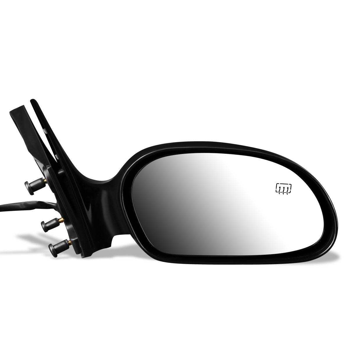 RETROVISOR MIRROR - OEM - 96-99 FORD TAURUS / 96-99 MERCURY SABLE - POWERED - HEATED - PAINTABLE - BLACK - RIGHT