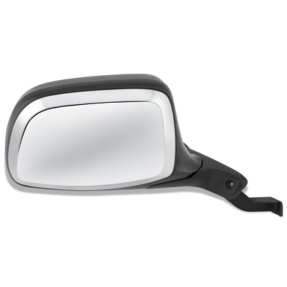 RETROVISOR MIRROR - OEM - 92-96 FORD BRONCO / 96-97 FORD F-100 / 92-97 FORD F-150, F-250, F-350 - MANUAL - CHROME - RIGHT
