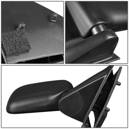 RETROVISOR MIRROR - OEM - 94-02 MAZDA B2300 , B3000 / 97-02 MAZDA B4000 / 93-97 FORD RANGER - MANUAL - TEXTURED - BLACK - RIGHT