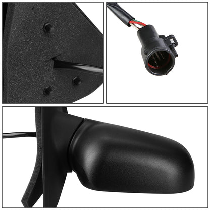 RETROVISOR MIRROR - OEM - 98-01 FORD EXPLORER - POWERED - HEATED - TEXTURED - BLACK - RIGHT