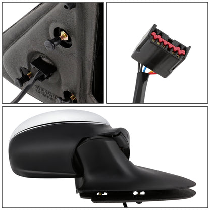 RETROVISOR MIRROR - OEM - 97-02 FORD EXPEDITION - POWERED - HEATED - CHROME - RIGHT