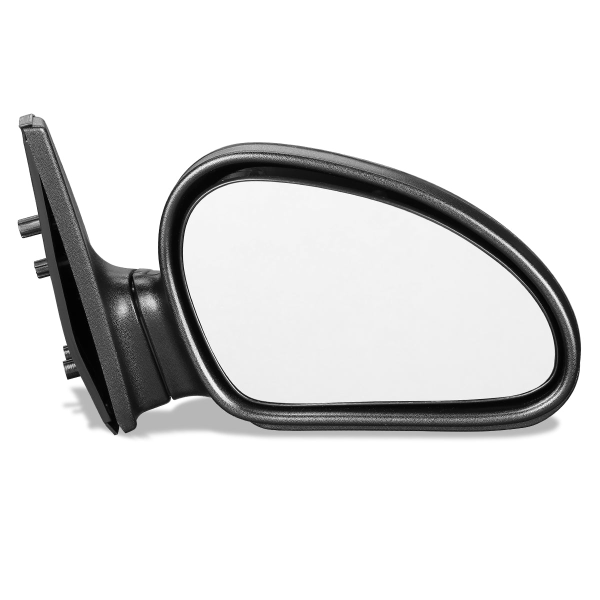RETROVISOR MIRROR - OEM - 97-02 FORD ESCORT / 97-99 MERCURY TRACER - MANUAL - PAINTABLE - BLACK - RIGHT
