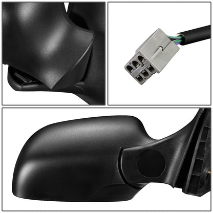 RETROVISOR MIRROR - OEM - 95-98 FORD WINDSTAR - POWERED - HEATED - TEXTURED - BLACK - RIGHT