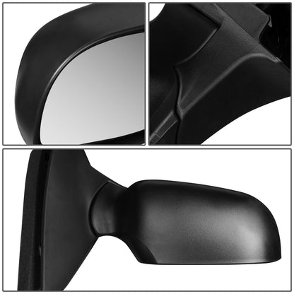 RETROVISOR MIRROR - OEM - 95-98 FORD WINDSTAR - MANUAL - TEXTURED - BLACK - RIGHT