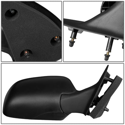 RETROVISOR MIRROR - OEM - 95-98 FORD WINDSTAR - MANUAL - TEXTURED - BLACK - RIGHT