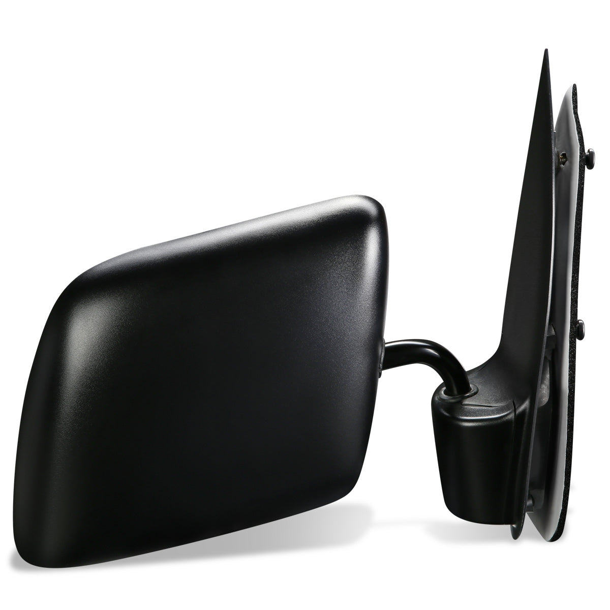 RETROVISOR MIRROR - OEM - 92-06 FORD E-150, E-250, E-350, E-450, E-550 / 99-06 FORD ECONOLINE / 96-99 FORD ECONOLINE SUPER DUTY - CONVEX GLASS - MANUAL - TEXTURED - BLACK - RIGHT