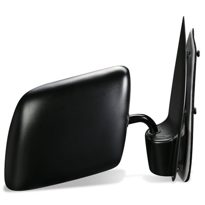 RETROVISOR MIRROR - OEM - 92-06 FORD E-150, E-250, E-350, E-450, E-550 / 99-06 FORD ECONOLINE / 96-99 FORD ECONOLINE SUPER DUTY - CONVEX GLASS - MANUAL - TEXTURED - BLACK - RIGHT