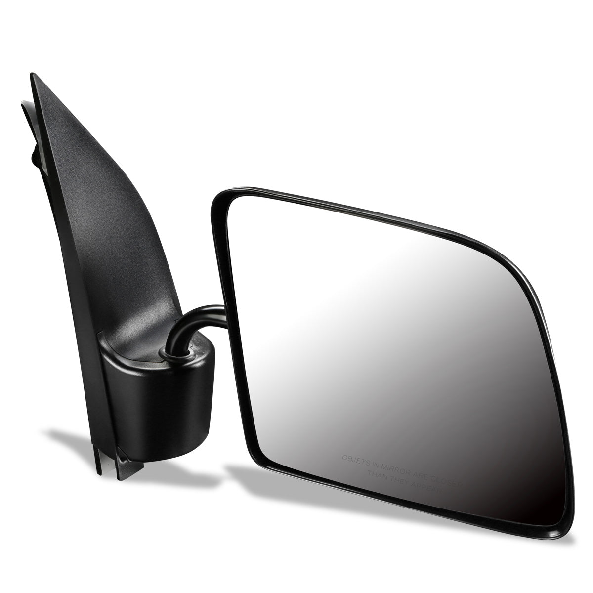RETROVISOR MIRROR - OEM - 92-06 FORD E-150, E-250, E-350, E-450, E-550 / 99-06 FORD ECONOLINE / 96-99 FORD ECONOLINE SUPER DUTY - CONVEX GLASS - MANUAL - TEXTURED - BLACK - RIGHT