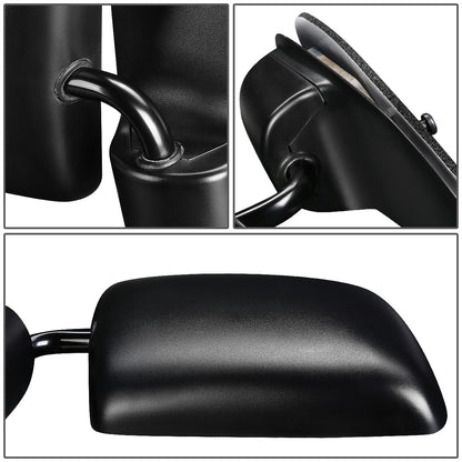 RETROVISOR MIRROR - OEM - 92-06 FORD E-150, E-250, E-350, E-450, E-550 / 99-06 FORD ECONOLINE / 96-99 FORD ECONOLINE SUPER DUTY - CONVEX GLASS - MANUAL - TEXTURED - BLACK - RIGHT