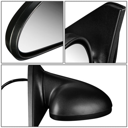 RETROVISOR MIRROR - OEM - 98-03 FORD ESCORT - POWERED - TEXTURED - BLACK - RIGHT