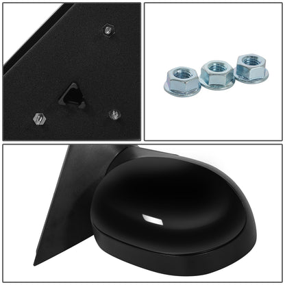 RETROVISOR MIRROR - OEM - 97-03 FORD F-150 / 97-99 FORD F-250 - MANUAL - PAINTABLE - BLACK - RIGHT