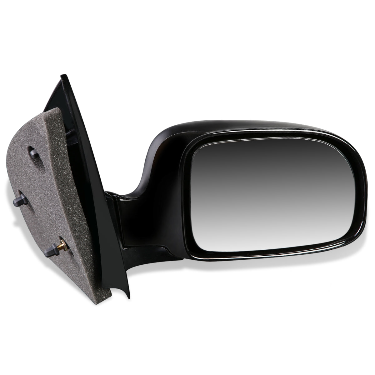 RETROVISOR MIRROR - OEM - 99-03 FORD WINDSTAR - MANUAL - PAINTABLE - BLACK - RIGHT