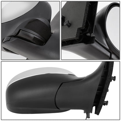 RETROVISOR MIRROR - OEM - 97-03 FORD F-150 / 97-99 FORD F-250 - MANUAL - CHROME - RIGHT