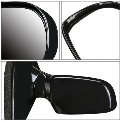 RETROVISOR MIRROR - OEM - 01-02 FORD WINDSTAR - POWERED - HEATED - PAINTABLE - BLACK - RIGHT