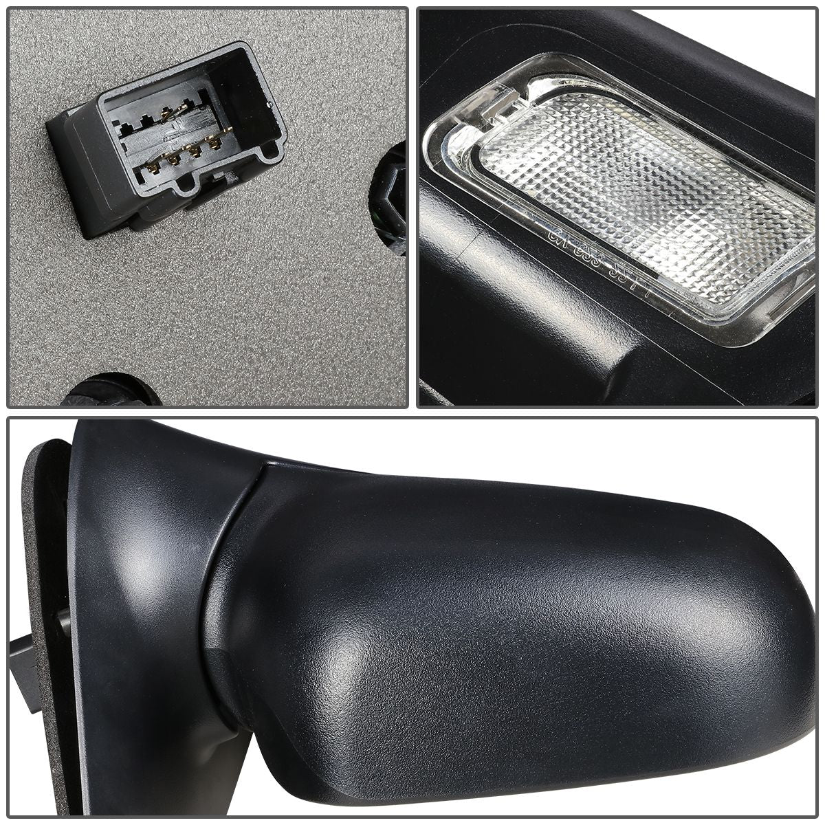 RETROVISOR MIRROR - OEM - 02-05 FORD EXPLORER / 02-05 MERCURY MOUNTAINEER - POWERED - TEXTURED - BLACK - RIGHT