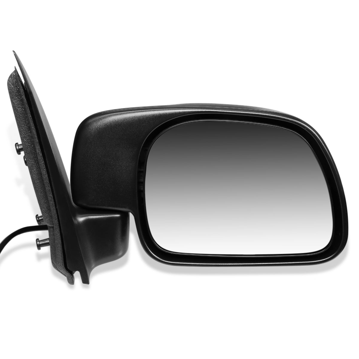 RETROVISOR MIRROR - OEM - 99-00 FORD F-250, F-350, F-450, F-550 SUPER DUTY - POWERED - TEXTURED - BLACK - RIGHT