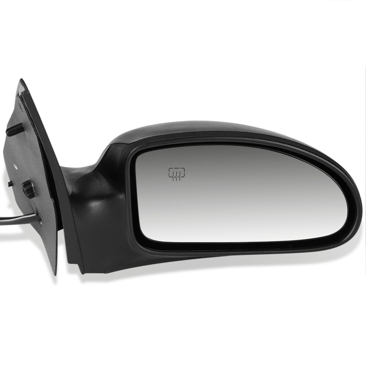 RETROVISOR MIRROR - OEM - 03-07 FORD FOCUS - POWERED - HEATED - TEXTURED - BLACK - RIGHT