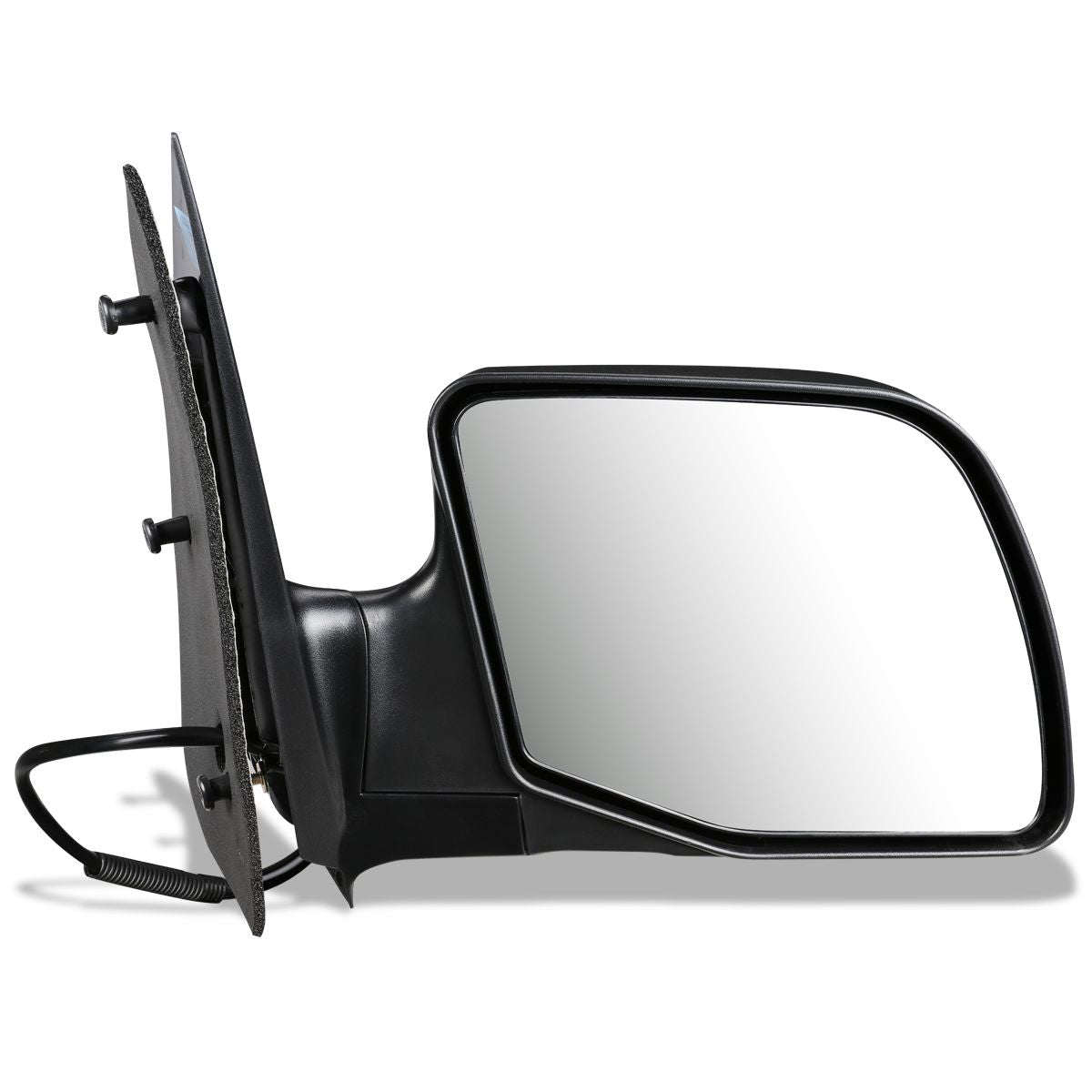 RETROVISOR MIRROR - OEM - 94-04 FORD E-150, E-250, E-350, E-450, E-550 / 99-04 FORD ECONOLINE / 96-99 FORD ECONOLINE SUPER DUTY - POWERED - TEXTURED - BLACK - RIGHT