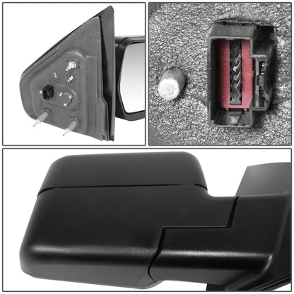 RETROVISOR MIRROR - OE STYLE - FORD F-150 04-08 - WITH POWER - PASSENGER SIDE - PAINT TO MATCH - BLACK