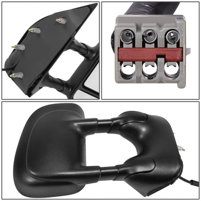 RETROVISOR MIRROR - OE STYLE - FORD E-150 03-08 - FORD E-250 03-08 - FORD E-350 03-08 - FORD E-450 03-08 - WITH POWER - PASSENGER SIDE - PAINT TO MATCH - BLACK