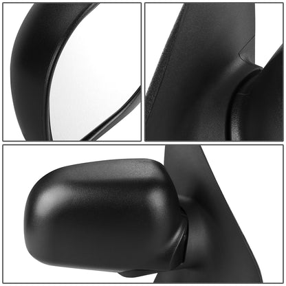 RETROVISOR MIRROR - OEM - 01-05 FORD EXPLORER SPORT TRAC - MANUAL - TEXTURED - BLACK - RIGHT