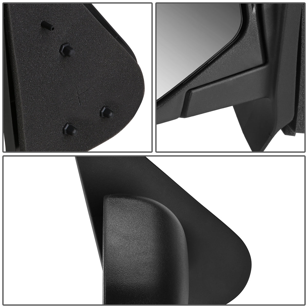 RETROVISOR MIRROR - OEM - 01-05 FORD EXPLORER SPORT TRAC - MANUAL - TEXTURED - BLACK - RIGHT