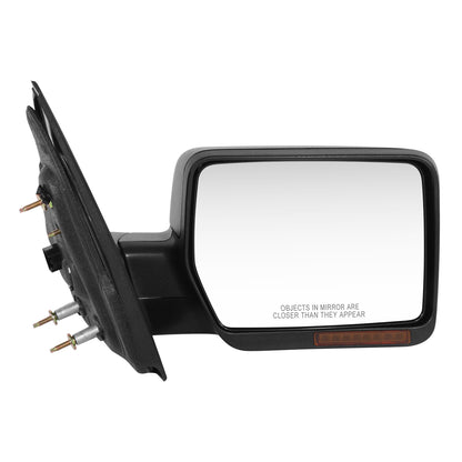 RETROVISOR MIRROR - OE STYLE - FORD F-150 04-06 - WITH POWER WITH HEATED WITH SIGNAL TEXTURED COVER - PASSENGER SIDE - PAINT TO MATCH - BLACK