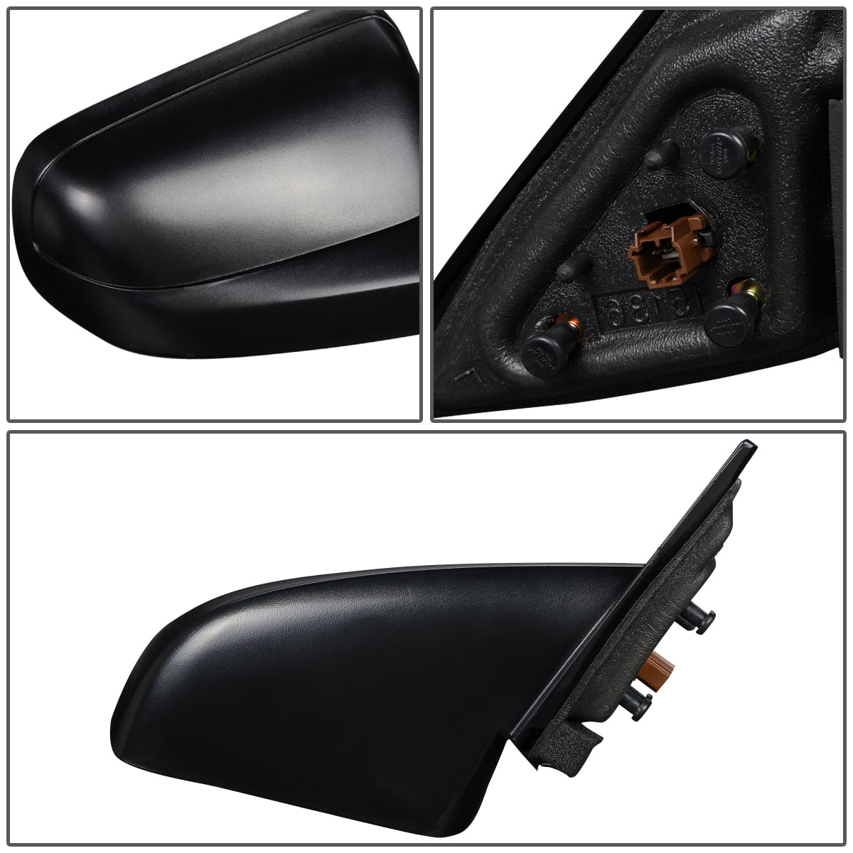 RETROVISOR MIRROR - OEM - 05-09 FORD MUSTANG - POWERED - BLACK - RIGHT