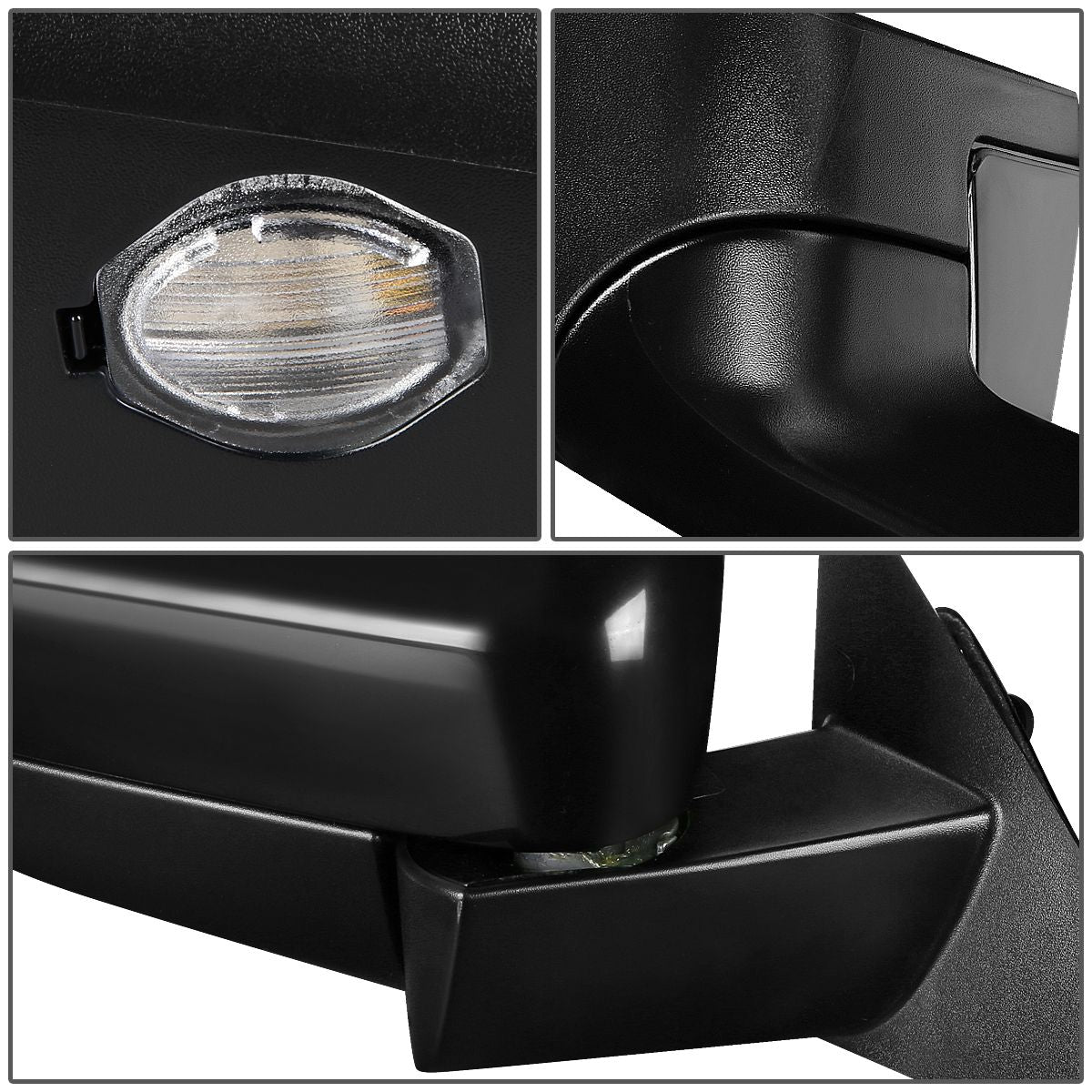 RETROVISOR MIRROR - OEM - 05-07 FORD FIVE HUNDRED / 05-07 MERCURY MONTEGO - POWERED - HEATED - PAINTABLE - BLACK - RIGHT