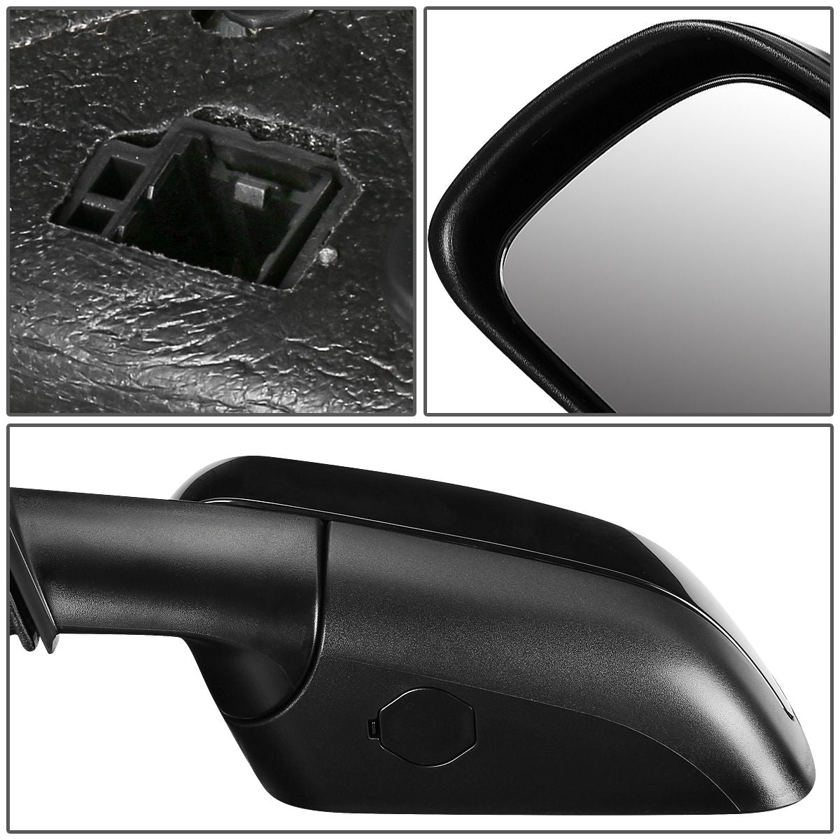 RETROVISOR MIRROR - OEM - 05-07 FORD FIVE HUNDRED / 05-07 MERCURY MONTEGO - POWERED - PAINTABLE - BLACK - RIGHT