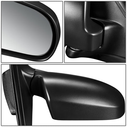 RETROVISOR MIRROR - OEM - 01-07 FORD ESCAPE - POWERED - TEXTURED - BLACK - RIGHT