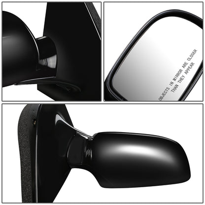 RETROVISOR MIRROR - OEM - 95-98 FORD WINDSTAR - POWERED - FOLDING - BLACK MATERIAL - RIGHT