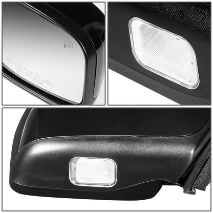 RETROVISOR MIRROR - OEM - 06-09 FORD FUSION / 06-09 MERCURY MILAN - POWERED - HEATED - PAINTABLE - BLACK - RIGHT