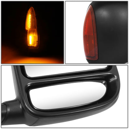 RETROVISOR MIRROR - OE STYLE - FORD EXCURSION 03-05 - FORD F-250 SUPER DUTY 03-07 - FORD F-350 SUPER DUTY 03-07 - FORD F-450 SUPER DUTY 03-07 - FORD F-550 SUPER DUTY 03-07 - WITH POWER WITH HEATED GLASS WITH TURN SIGNAL TEXTURED COVER - PASSENGER SIDE -