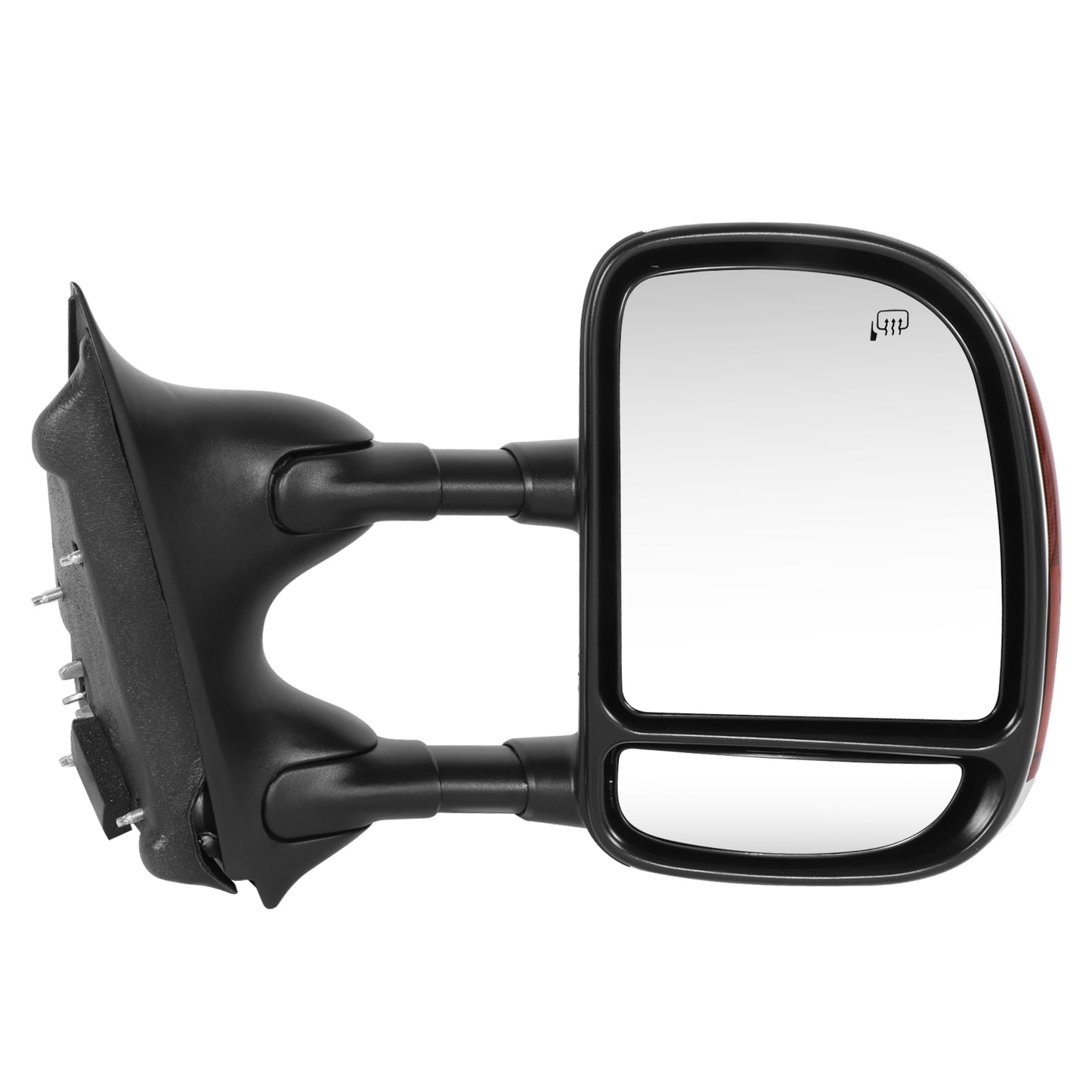 RETROVISOR MIRROR - OE STYLE - FORD EXCURSION 03-05 - FORD F-250 SUPER DUTY 99-07 - FORD F-350 SUPER DUTY 99-07 - FORD F-450 SUPER DUTY 99-07 - FORD F-550 SUPER DUTY 99-07 - WITH POWER WITH HEATED GLASS WITH TURN SIGNAL CHROME COVER - PASSENGER SIDE -