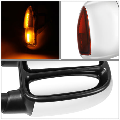 RETROVISOR MIRROR - OE STYLE - FORD EXCURSION 03-05 - FORD F-250 SUPER DUTY 99-07 - FORD F-350 SUPER DUTY 99-07 - FORD F-450 SUPER DUTY 99-07 - FORD F-550 SUPER DUTY 99-07 - WITH POWER WITH HEATED GLASS WITH TURN SIGNAL CHROME COVER - PASSENGER SIDE -