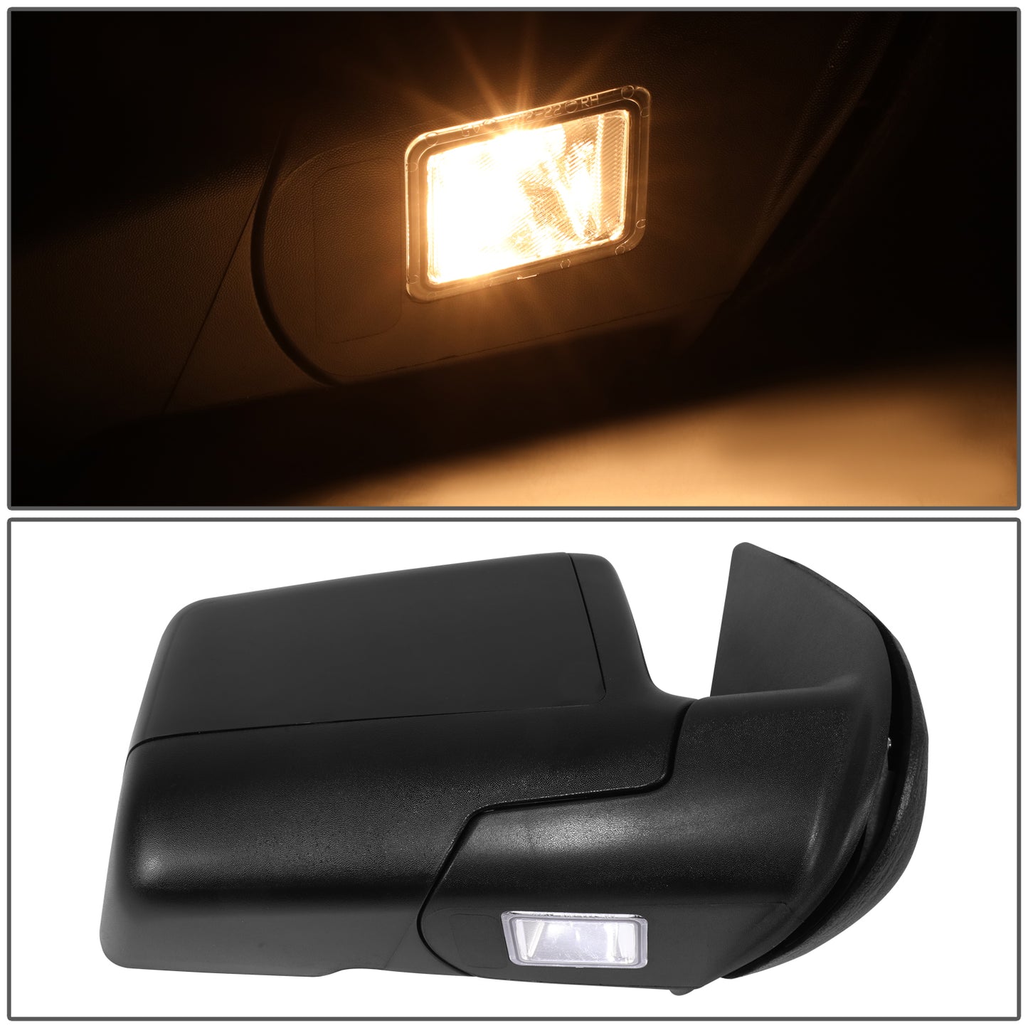 RETROVISOR MIRROR - OE STYLE - FORD EXPLORER 06-10 - FORD EXPLORER SPORT TRAC 07-10 - WITH POWER - PASSENGER SIDE - PAINT TO MATCH - BLACK