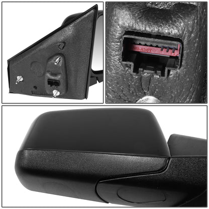 RETROVISOR MIRROR - OE STYLE - FORD EDGE 08 - WITH POWER GLOSS COVER - PASSENGER SIDE - PAINT TO MATCH - BLACK